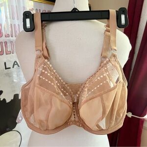 Elomi: Matilda Side Support Plunge Bra Size 34I Color: Clove